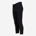 Schwarze Leggings mit perforierten Seiten