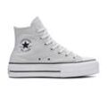 Sneaker CONVERSE "CHUCK TAYLOR ALL STAR LIFT PLATFORM" Gr. 37,5, schwarz-weiß (barely grey/white/black) Schuhe