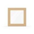 fensterversand.com Fenster Beige RAL 1001, Holzfenster, Classic IV 68, 510 x 510 mm, einteilig, festverglast, individuell konfigurieren