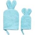 GLOV Gesichtsreinigung Abschmink Und Reinigungshandschuh KidsFace & Body Wash Gloves Blue