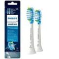 2 PHILIPS HX9042/17 Sonicare C3 Standard Zahnbürstenaufsätze