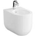 Vitra Liquid Stand-Bidet 7322B403-0288 38x54x40,5cm, back to wall, 1 Hahnloch mittig, mit Überlauf, weiß VC