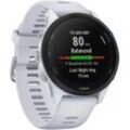 Smartwatch GARMIN "Forerunner 255 Music" Smartwatches weiß