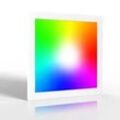 RGB+CCT LED Panel Pro 30x30cm 18W 24V Rahmen weiß