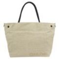 Shopper CALVIN KLEIN "SUMMER STORY LG SHOPPER_LINEN" Gr. B/H/T: 36 cm x 35 cm x 24 cm, beige (natural linen) Damen Taschen Handtasche Tasche Henkeltasche