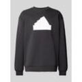 Sweatshirt mit Label-Print