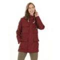 Outdoorjacke WHISTLER "Canon" Gr. 42, rot (dunkelrot) Damen Jacken mit getapten Nähten