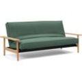 Schlafsofa INNOVATION LIVING ™ "Balder Sofa, Bettfunktion, Relaxsofa, Design mit hohem Komfort", grün, B:230cm H:92cm T:100cm, 100% Polyester, Sofas, Rückenlehne 3-fach verstellbar, Dauerschläfer