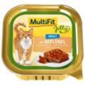 MultiFit Schale Adult Jelly Geflügel 64x100 g