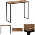 The Living Store Konsolentisch Recyceltes Massivholz Teak 90 x 30 x 76 cm - Beistelltische - Braun