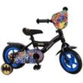 TPFSports DC Batman Kinderfahrrad - Jungen - 10 Zoll - Fester Gang - Schwarz