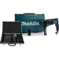 Makita - Bohrhammer HR2630TX12 800 w SDS-Plus 26 mm 2,4 j Bohren, Schlagbohren und Meißeln inkl. Bohrer- und Meißel-Set