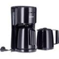 SEVERIN KA 9307 Kaffeemaschine schwarz, 8 Tassen