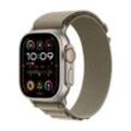 Apple Watch Ultra 2 (2023) GPS + Cellular 49 mm - Titan Titan Natur - Alpine loop Grün