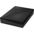 WD My Passport WDBR9S0060BBK Festplatte, 6 TB HDD, extern, Schwarz