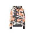 Hoodie ALPHA INDUSTRIES "Alpha Industries Men - Hoodies Back Print Hoodie Camo", Herren, Gr. L, orange (orange grau camo), Obermaterial: 80% Baumwolle, 20% Polyester, regular fit, Sweatshirts