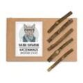 Kater Kasimir Katzenminze Sticks (Matatabi-Kausticks) Katzenminze Spielzeug, Katzen Kauhölzer, Sticks für Katzen Zahnpflege