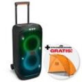 JBL Party-Lautsprecher "PartyBox Stage 320 (+ Gratis dazu: Strandmuschel)" Lautsprecher schwarz