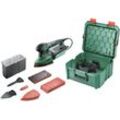 BOSCH HOME & GARDEN Multischleifer "PSM 200 AES + SystemBox" Schleifmaschinen schwarz (grün, rot, schwarz)