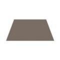 Tischplatte Trapez Taupe, 1800 mm x 800 mm x 25 mm, Kante Taupe