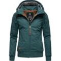 Winterjacke RAGWEAR "Jotty Winter" Gr. S (36), grün (moosgrün) Damen Jacken stylische Outdoorjacke mit abnehmbarer Kapuze