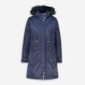 Dunkelblauer Parka