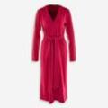 Pinkes Maxikleid mit Frontschlitz