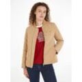 Steppjacke TOMMY HILFIGER "LW QUILTED BOMBER JACKET" Gr. S (36), grün (classic khaki) Damen Jacken mit leichter Wattierung