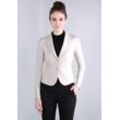 Kurzblazer IMPERIAL "IMP-J S24ABE" Gr. M (38), beige (burro) Damen Blazer im Athleisure Look