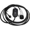 Ladekabel Typ 2 zu Typ f cee 7/7 kompatibel mit Peugeot e-2008, 508 sw Hybrid Elektroauto, 1-phasig, 16 a, 3,5 kW, 7 m - Vhbw