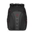 Laptop Rucksack Wenger Legacy, 21 l, für Laptops bis 16", Laptopfach, Organizer, L 250 x B 350 x H 450 mm, 80% Polyester, 20% Nylon, schwarz/grau