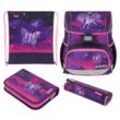 herlitz Schulranzen-Set Loop Plus Magic Unicorn 31,0 x 22,0 x 37,0 cm lila 16,0 l