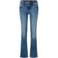 TOM TAILOR Damen Alexa Straight Jeans mit Stretch, blau, Gr. 27/30