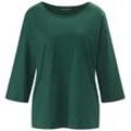 Rundhals-Shirt Gurli Green Cotton grün, 46