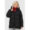 Winterjacke ALIFE & KICKIN "LykkeAK A Puffer Parka Damen" Gr. L, schwarz (moonless) Damen Jacken