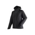 Outdoorjacke MAIER SPORTS "Metor Therm Rec M" Gr. 46, schwarz Herren Jacken Wanderjacke, atmungsaktiv und wasserdicht, wattierte Regenjacke mit Kapuze