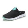 Slip-On Sneaker LASCANA Gr. 36, schwarz Damen Schuhe Clog Halbschuh, Freizeitschuh, Sabot, Clogs aus leichtem Mesh-Material