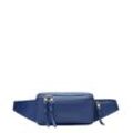 Bauchtasche LIEBESKIND BERLIN "Beltbag S HERA SHEEP NATURAL" Gr. B/H/T: 22cm x 11cm x 5cm, blau (berlin blau), Damen, Leder, Taschen