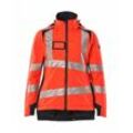 Winterjacke cli ®, Damen Winterjacke Gr. 2XL, Hi-vis rot/schwarzblau - Mascot