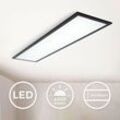 Led Panel flach100x25cm Leuchte Lampe Decke 230V 22W Büro Bad Wohnzimmer schwarz - B.k.licht