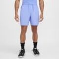 Nike Form vielseitige Dri-FIT Herrenshorts ohne Futter (ca. 18 cm) - Blau