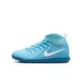 Nike Jr. Phantom Luna 2 Club TF High-Top-Fußballschuh für jüngere/ältere Kinder - Blau