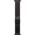 APPLE Smartwatch-Armband "Milanaise", schwarz (schwarz titanium), 18-21cm, Apple Watch Modelle 44mm / 45mm / 46mm / 49mm / Large, Uhrenarmbänder