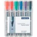 STAEDTLER Flipchartmarker Lumocolor 356, farbsortiert, 6er-Set