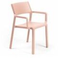 Sessel "Nardi Trill Armchair" Gartenmöbel, für Bar und Restaurant aus Polypropylen-Glasfaser -Pinke / Packung mit 2 Stücke