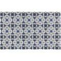 Weichschaum Matte Bade Badvorleger Universal Boden 50x80 cm Murcia Design - blau - Wenko