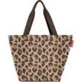 reisenthel® Einkaufstasche shopper M LEO MACCHIATO Kunstfaser braun ZS6048