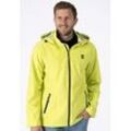 Softshelljacke LPO "ELLIOT PEAK V MEN", Herren, Gr. L (52), grün (lime), 96% Polyester; 4% Elasthan, sportlich, Langarm mit Gummizug, Jacken, auch in Großen Größen erhältlich