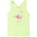 Kinder-Tanktop Neongelb 92