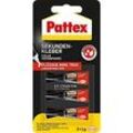 Pattex Sekundenkleber Classic flüssig Mini Trio, 3 x 1 g